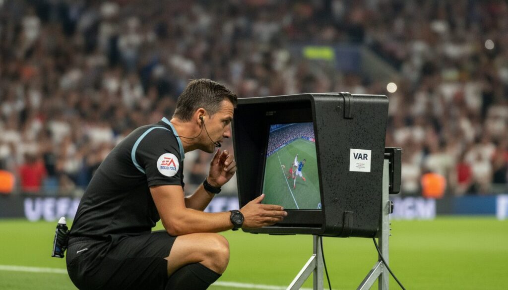 l'uefa renforce les règles d'utilisation du var, marquant une divergence avec les directives proposées par la fifa, afin d'améliorer la précision et l'équité dans les décisions arbitrales.