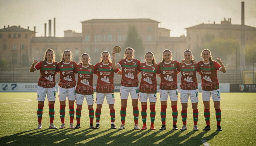 la ternana women rend hommage à l'histoire de terni avec le lancement de son nouveau maillot, symbole de fierté et d'identité locale.