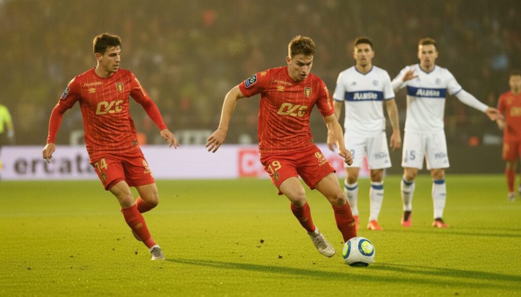 lens triomphe largement contre auxerre grâce à une attaque brillante, mais laisse entrevoir des faiblesses défensives à corriger pour continuer à progresser.