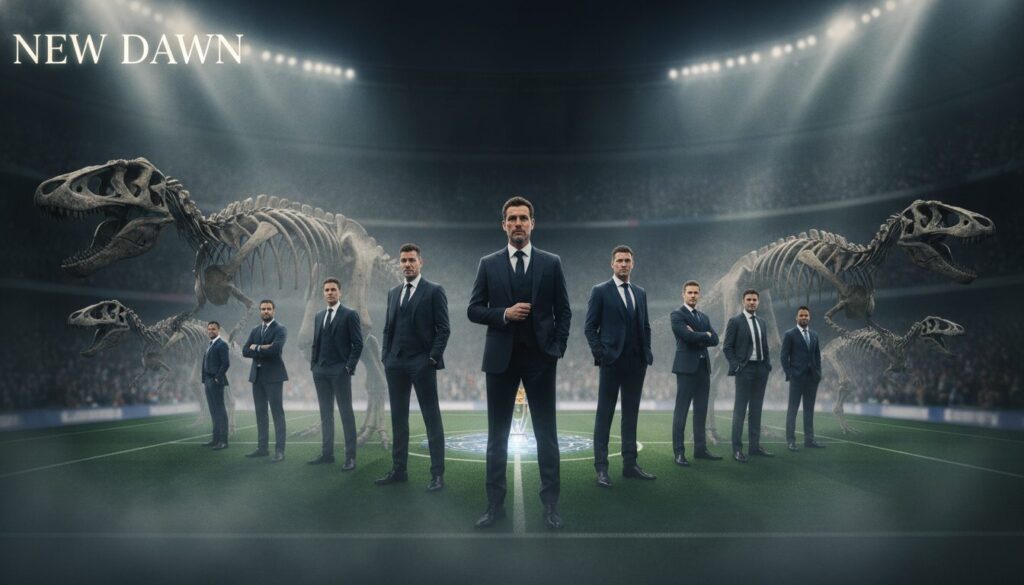 découvrez qui pourrait devenir le prochain manager dominant en premier league après la disparition des cinq grands dinosaures du football.