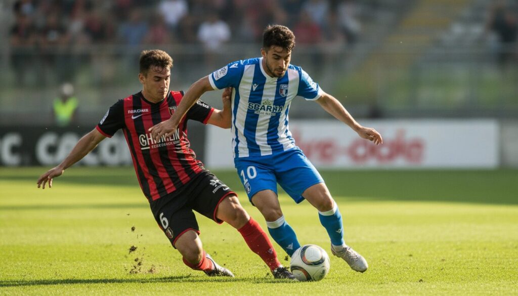 revivez le duel intense de ligue 3 entre caen et bastia, où caen a subi une défaite difficile face à un adversaire déterminé.