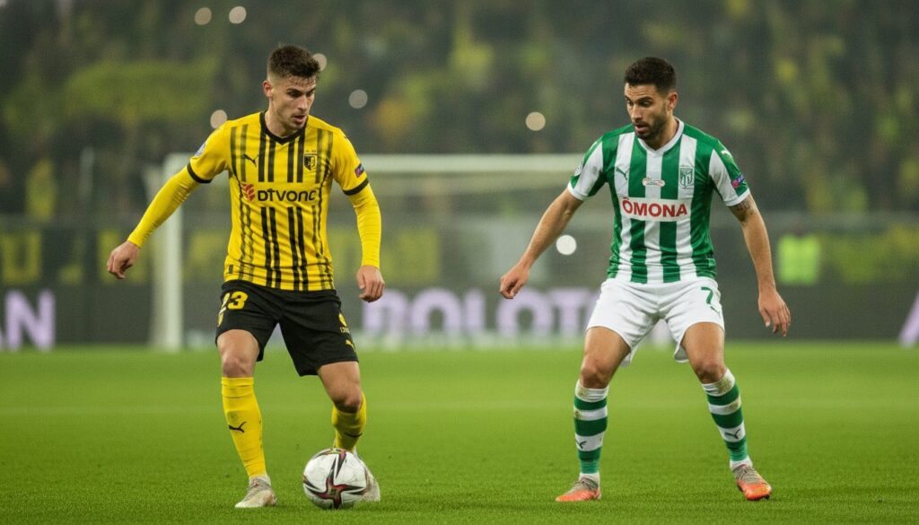 découvrez le choc des barrages de la ligue europa entre saint-trond et l'omonia nicosie de chypre. suivez les enjeux et les moments clés de ce duel décisif.