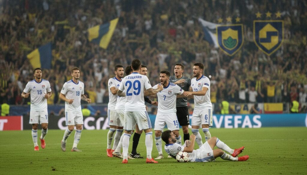 ligue des champions : l'ol retrouve le succès en battant le sparta prague et se prépare à affronter fenerbahçe en barrage pour une place en phase de groupes.