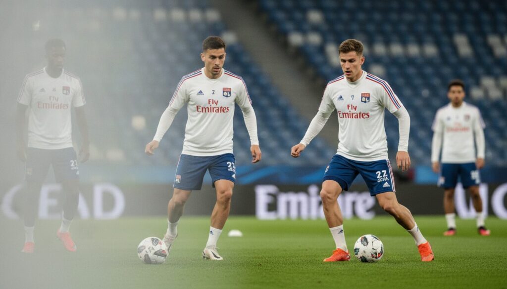 ligue des champions : l'olympique lyonnais se prépare intensément pour son affrontement crucial contre le sparta prague, en précisant ses ambitions pour la compétition européenne.