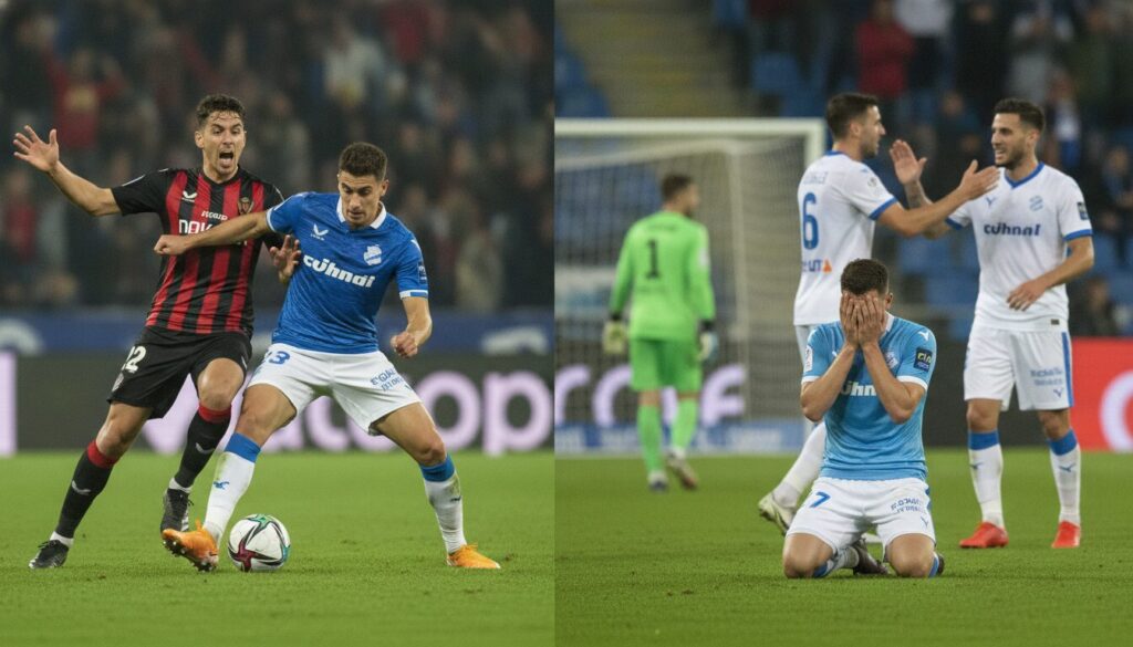 retour sur les matchs amicaux : nice stoppé par cagliari tandis que le havre s'incline face au real oviedo.