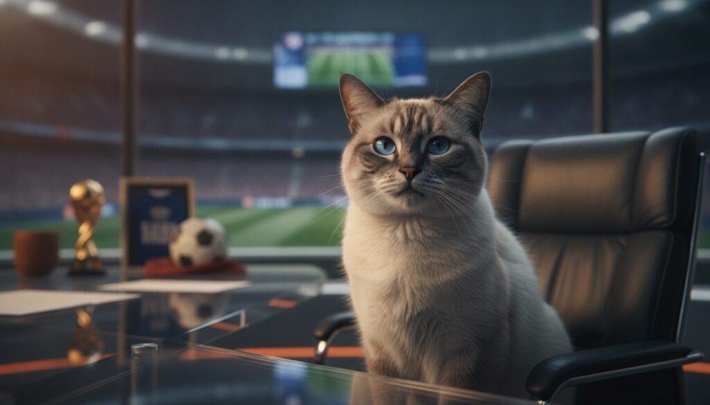 découvrez nimbus, le chat prodige qui prédit avec étonnement les résultats de la coupe du monde 2026. suivez ses pronostics et vivez la passion du mondial autrement !