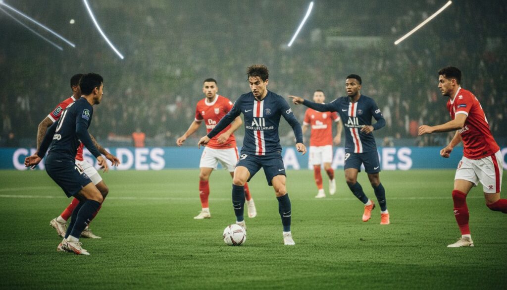 psg : doué repositionné au milieu de terrain, le club envisagé de recruter un attaquant supplémentaire pour renforcer son attaque.