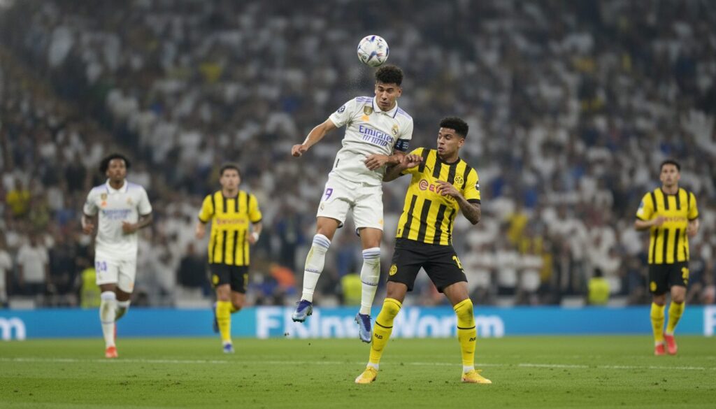 découvrez des photos exclusives du match real madrid vs borussia dortmund lors de la coupe du monde des clubs fifa 2025, revivez les moments forts et l'intensité de ce duel exceptionnel.