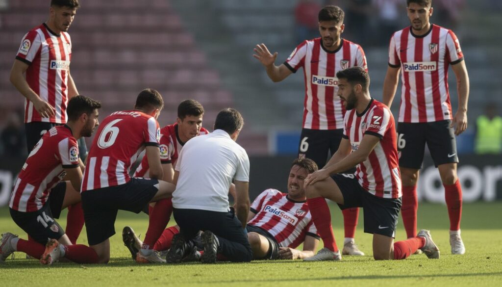 découvrez les premières inquiétudes chez armeros suite à la blessure d’imanol garcía de albéniz, un coup dur pour l'équipe et ses supporters.