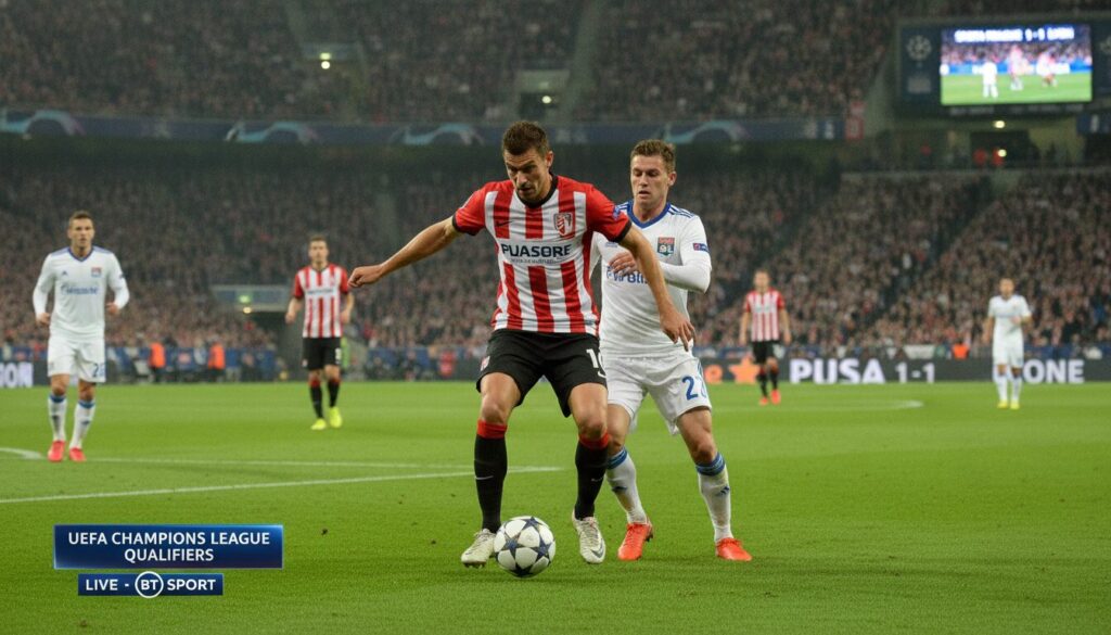 ne manquez pas la qualification pour la ligue des champions uefa avec la rencontre exclusive sparta prague - lyon, diffusée en direct sur canal+.