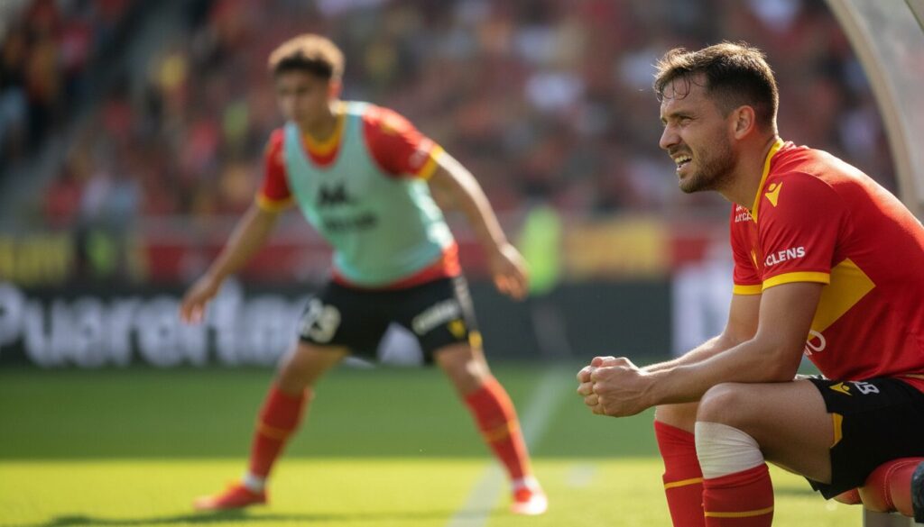 rc lens : une blessure inattendue pourrait précipiter l'arrivée d'un nouvel attaquant pour renforcer l'équipe.