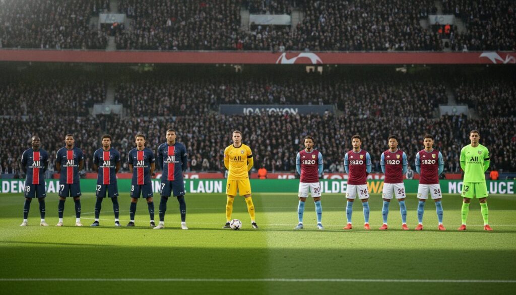 découvrez les alignements attendus pour le match entre paris sg et aston villa, avec les dernières informations sur les compositions d'équipe et les joueurs clés.