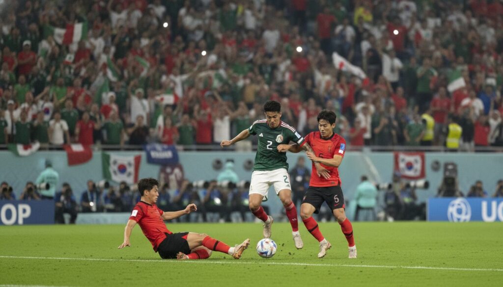 regardez en direct le match passionnant mexique vs corée du sud lors de la coupe du monde 2026 de football. suivez chaque action et vivez le duel en temps réel !