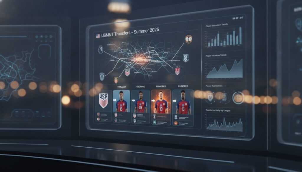 suivez en temps réel tous les transferts de l'équipe usmnt pour l'été 2026 : transactions finalisées, négociations en cours et dernières rumeurs.