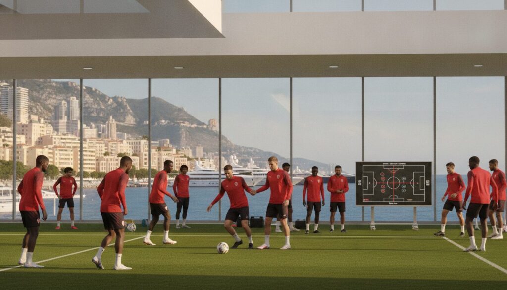 découvrez le parcours du club de monaco lors de la saison 2026-2027, entre une pression réduite et des ambitions réajustées suite à leur absence en ligue des champions.