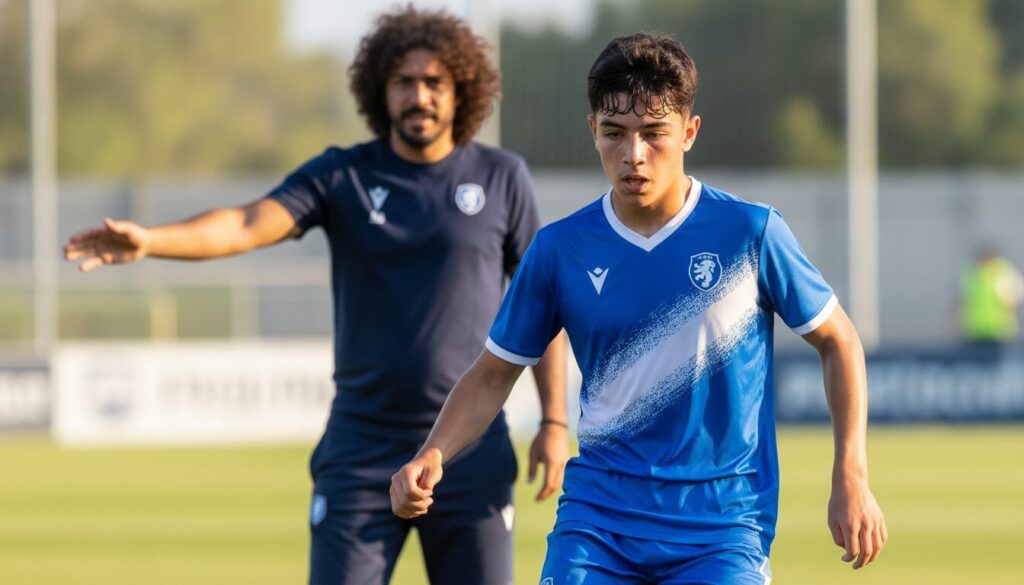 un jeune talent parisien prêté au club de paphos pour renforcer l'équipe et rejoindre la star brésilienne david luiz.