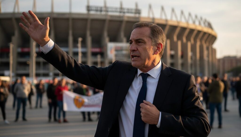 cañizares exhorte les supporters à se mobiliser massivement pour que lim quitte le valencia, affirmant que « seul le peuple peut sauver le club ».