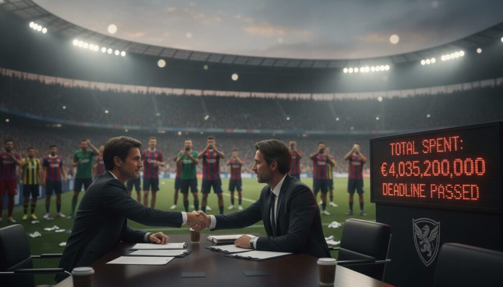 découvrez les temps forts de la clôture du mercato estival 2026, marqué par un investissement record dépassant les 4 milliards d'euros dans les transferts de joueurs.