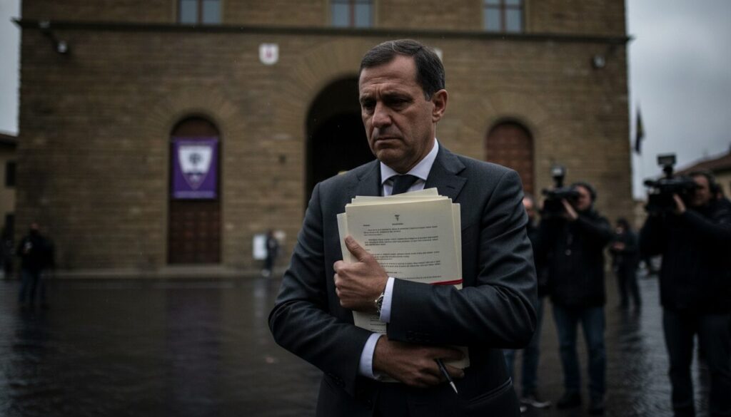 le club fiorentina envisage une procédure judiciaire pour résilier le contrat de grosso, une démarche qui pourrait marquer un tournant important.