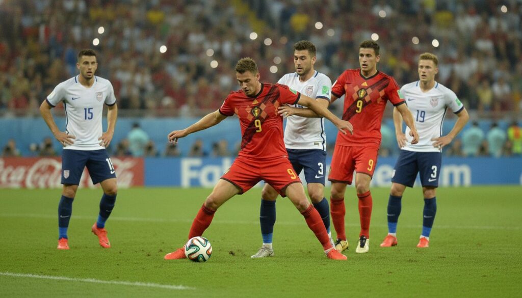 découvrez comment la belgique a surclassé les états-unis grâce à une défense solide et s'est qualifiée pour les quarts de finale de la coupe du monde.