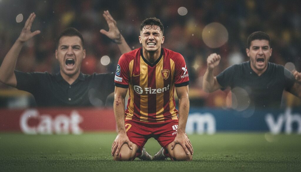 lens subit une défaite sous les huées et fait face à de nouvelles blessures, suscitant les premières inquiétudes avant la ligue des champions.