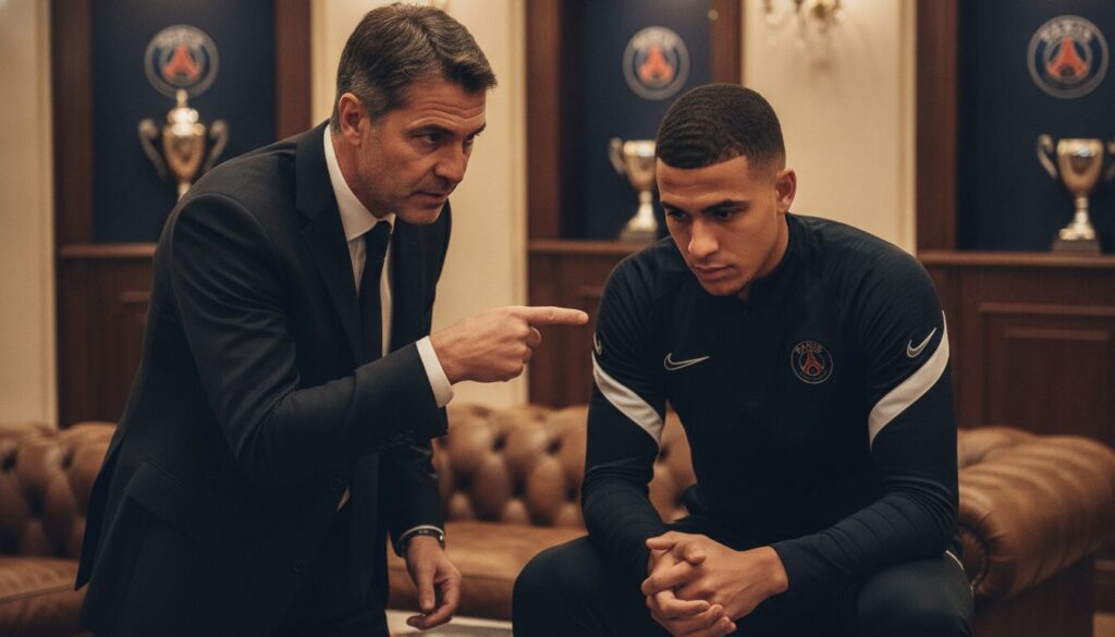 au psg, digne fait l'objet d'un avertissement ferme de la part de la direction, soulignant les attentes strictes du club envers ses joueurs.