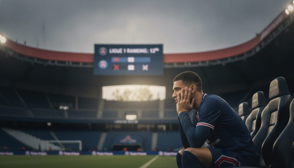le psg traverse une période délicate avec 4 matchs sans victoire et une 13e place en ligue 1. malgré un printemps prometteur, les failles actuelles de l'équipe ne doivent pas être ignorées.