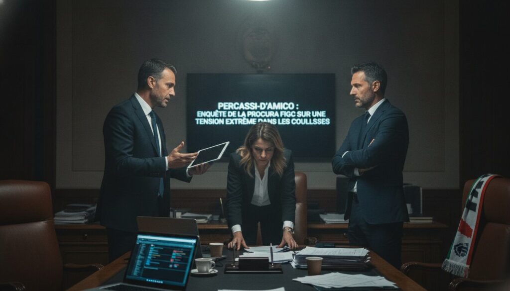 découvrez l'enquête de la procura figc sur les tensions extrêmes entre percassi et d’amico, révélant des coulisses mouvementées dans le monde du football italien.