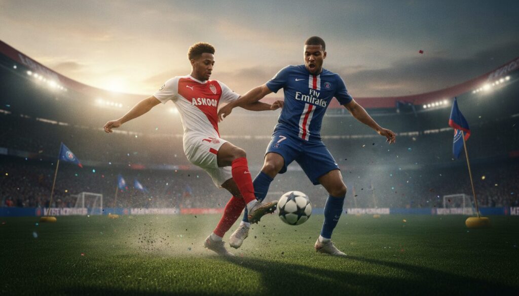 découvrez le duel palpitant au parc des princes qui lance la saison : le psg affronte monaco en ligue des champions, prêt à montrer sa puissance et son ambition dès le coup d'envoi.